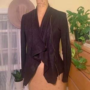 Zara faux leather jacket